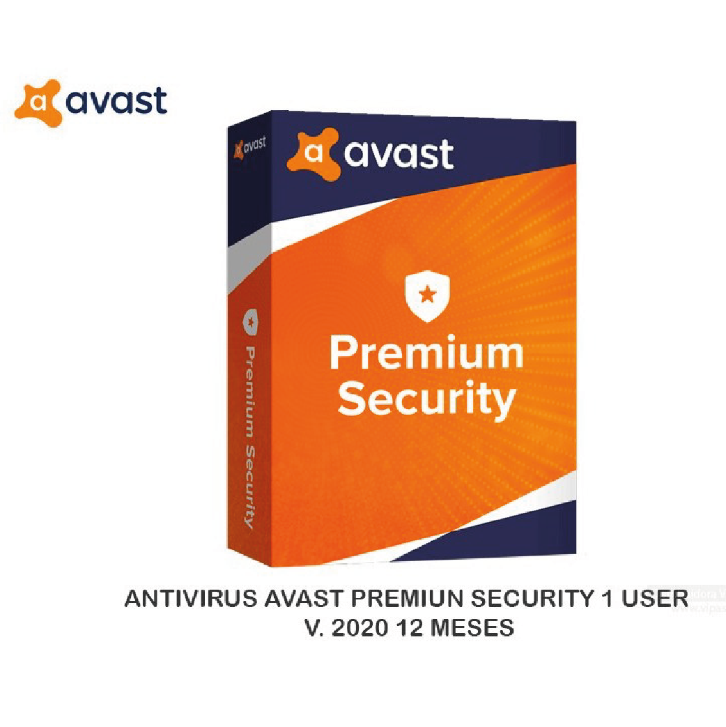 LICENCIA ANTIVIRUS AVAST PREMIUM SECURITY 2USERS 1+1